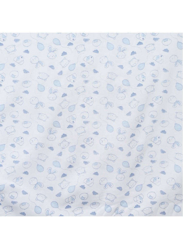 Energiers cotton blanket for baby boy | Azzurro cielo