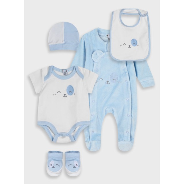 Energiers σετ δώρου 5τμχ για βρεφικό αγόρι (0-15 μηνών) | ΣΙΕΛ