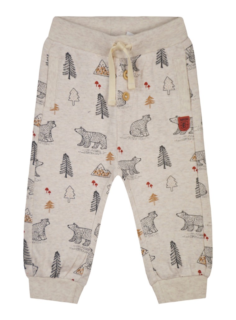 Βρεφικό σετ  παντελόνια - 3 τμχ  για αγόρι. (3-18 μηνών) | ΕΚΡΟΥ ΜΕΛΑΝΖΕ