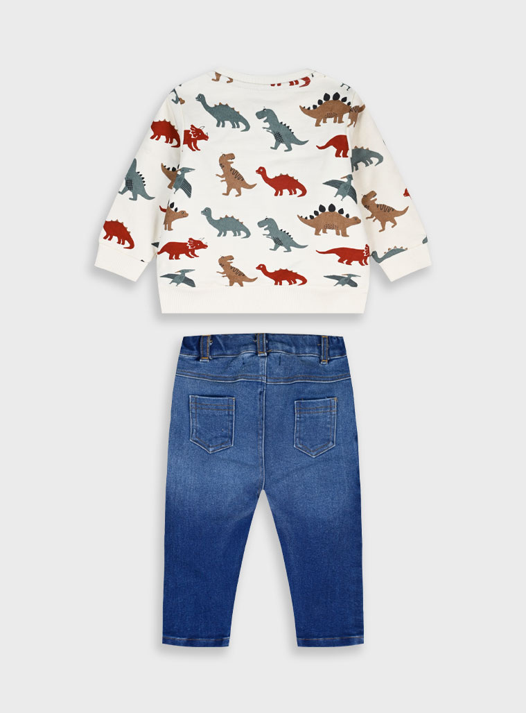 Baby 2 piece set for boy (3 - 18 months) | BLUE DENIM