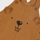 Baby set bodysuit with overalls for boy (3 - 18 months) | MOCHA MOUSSE