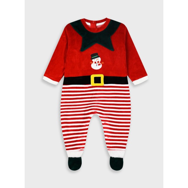 Χριστουγεννιάτικο βρεφικό φορμάκι | ΚΟΚΚΙΝΟ