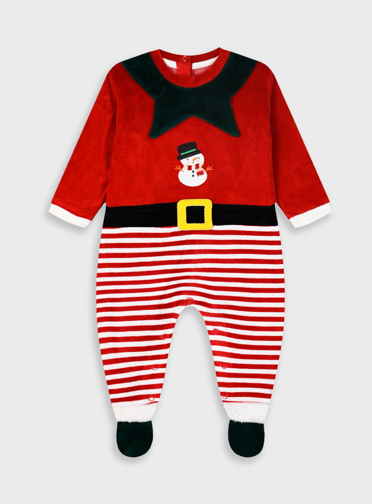 Χριστουγεννιάτικο βρεφικό φορμάκι | ΚΟΚΚΙΝΟ