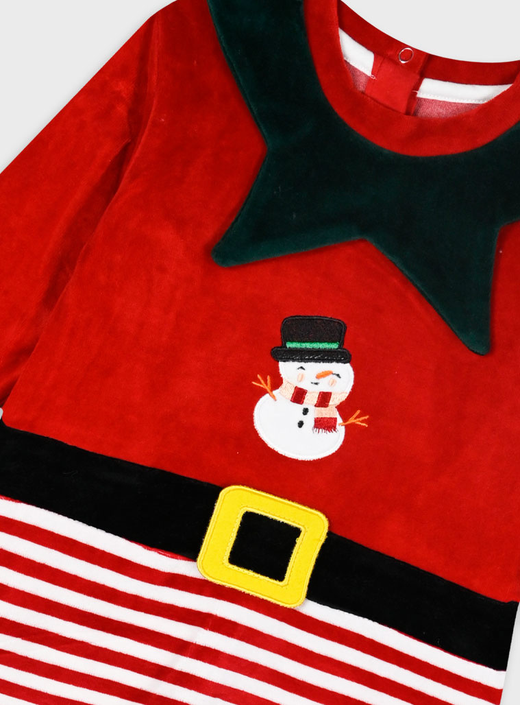 Χριστουγεννιάτικο βρεφικό φορμάκι | ΚΟΚΚΙΝΟ