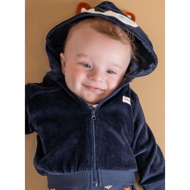 Βρεφική βελουτέ ζακέτα | ΜΑΡΕΝ