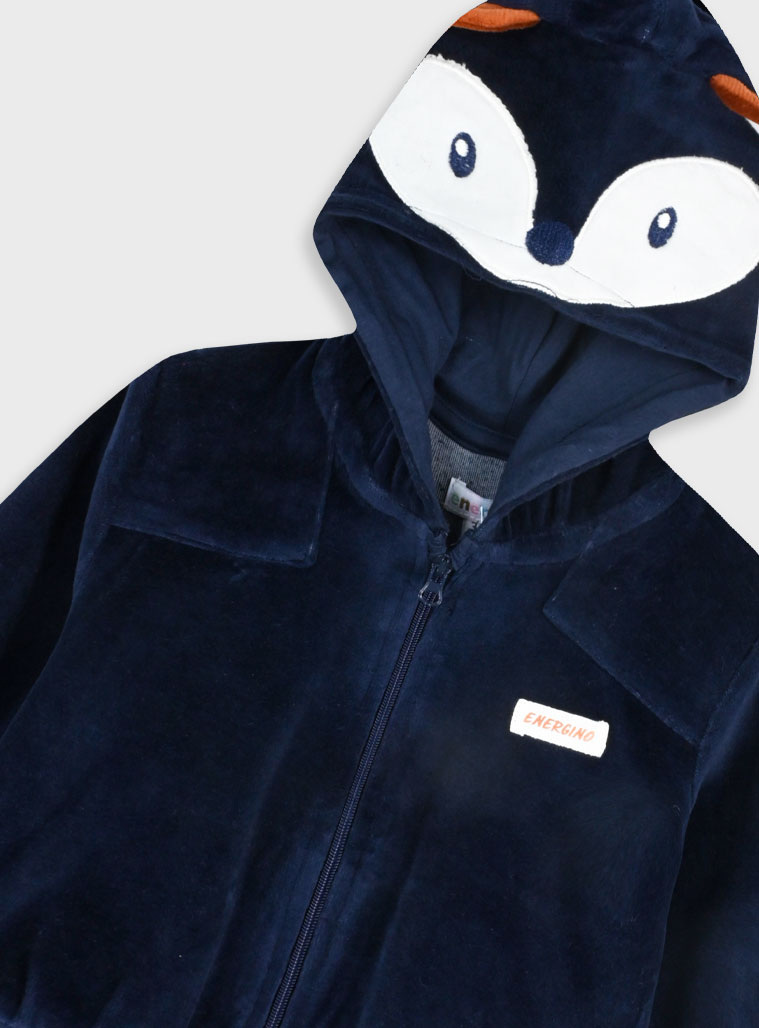 Βρεφική βελουτέ ζακέτα | ΜΑΡΕΝ