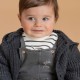 Βρεφική πλεκτή ζακέτα | ΑΝΘΡΑΚΙ