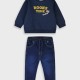 Βρεφικό σετ μπλούζα με τζην | ΜΠΛΕ ΤΖΗΝ