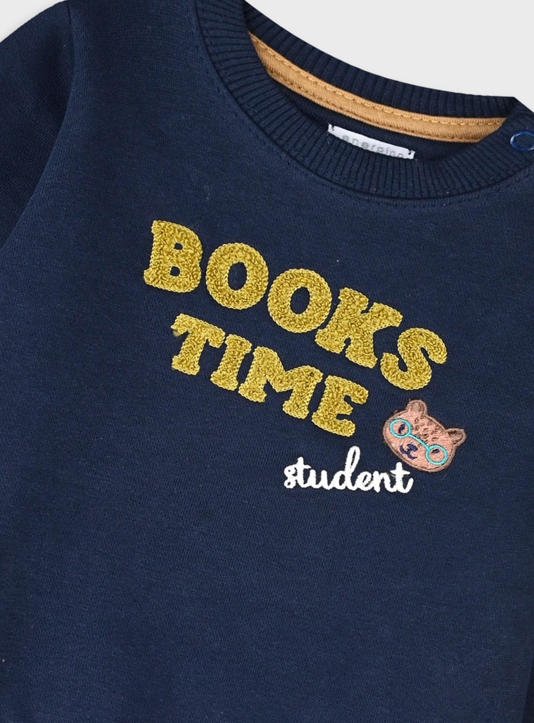 Βρεφικό σετ μπλούζα με τζην | ΜΠΛΕ ΤΖΗΝ