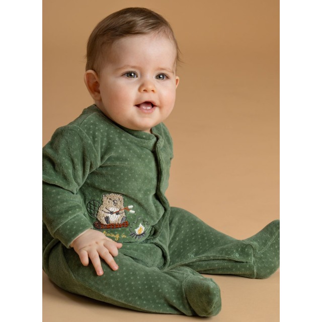 Βρεφικό βελουτέ φορμάκι | ΠΡΑΣΙΝΟ ΤΗΣ ΕΡΗΜΟΥ