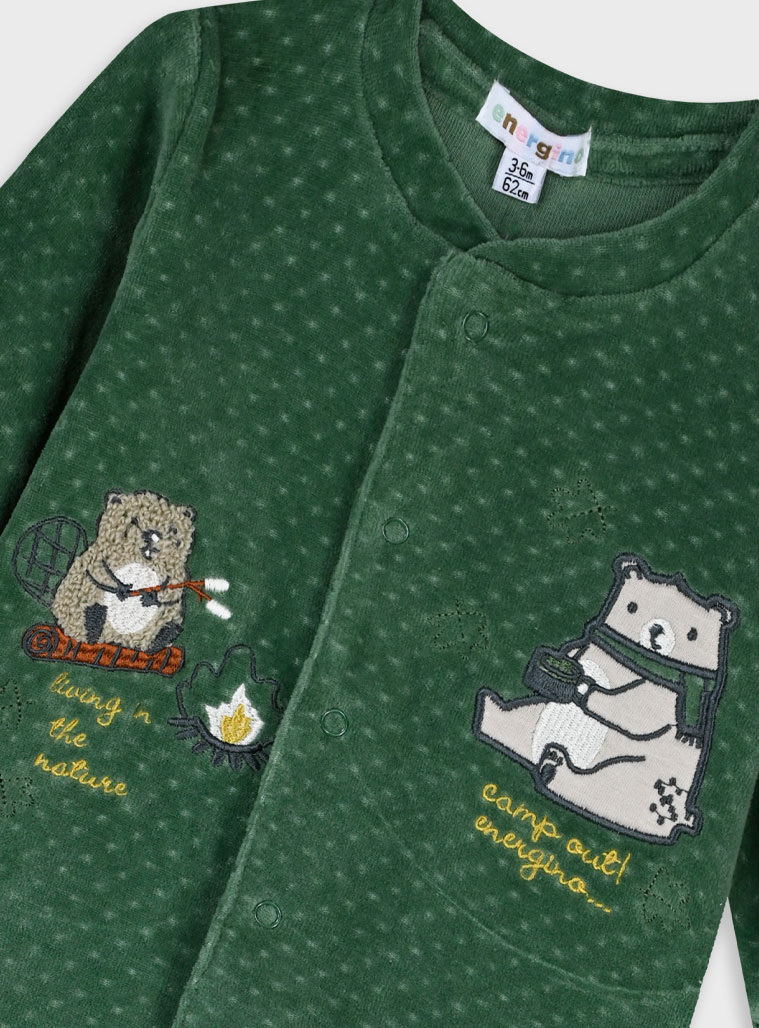 Βρεφικό βελουτέ φορμάκι | ΠΡΑΣΙΝΟ ΤΗΣ ΕΡΗΜΟΥ