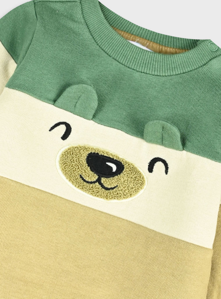 Βρεφική φούτερ φόρμα | ΠΡΑΣΙΝΟ ΤΗΣ ΕΡΗΜΟΥ