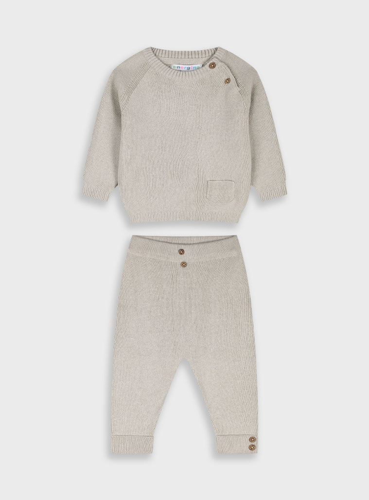 Baby knit set | BEIGE