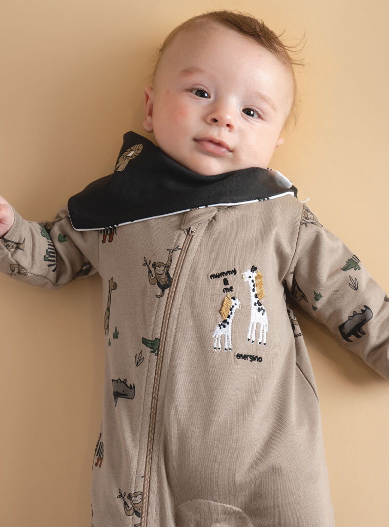 Βρεφικό φορμάκι με σαλιάρα | ΕΜΠΡΙΜΕ