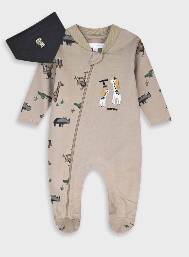 Βρεφικό φορμάκι με σαλιάρα | ΕΜΠΡΙΜΕ