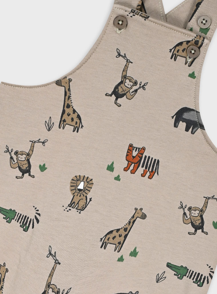 Βρεφικό σετ μπλούζα με σαλοπέτα | SMOKE GREY