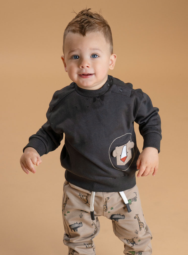 Βρεφική φούτερ φόρμα | ΕΜΠΡΙΜΕ