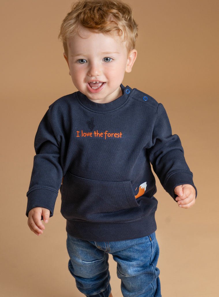 Βρεφικό σετ μπλούζα με τζην | ΜΠΛΕ ΤΖΗΝ