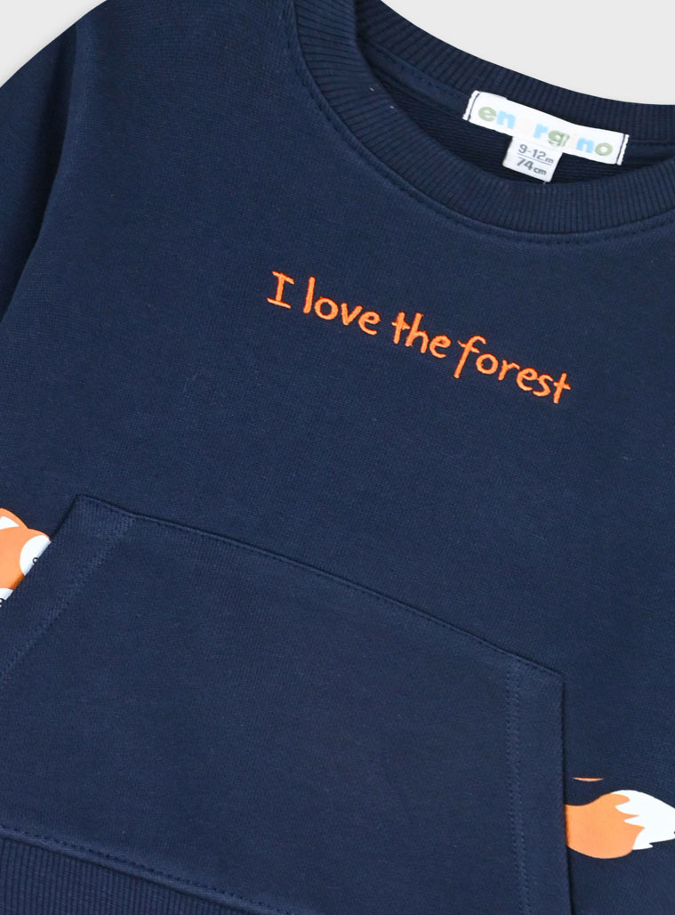 Βρεφικό σετ μπλούζα με τζην | ΜΠΛΕ ΤΖΗΝ