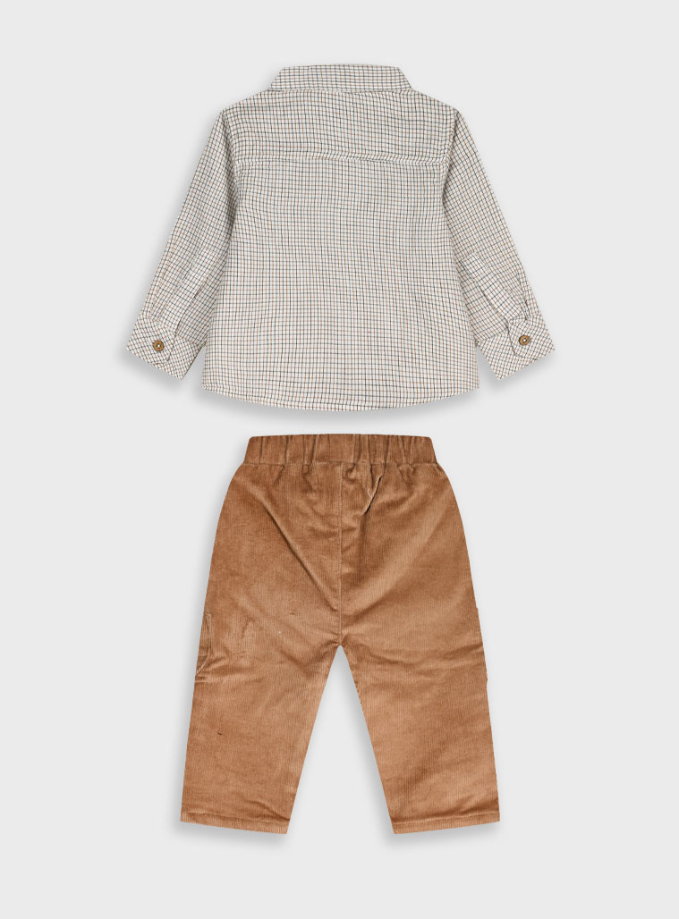 Βρεφικό σετ πουκάμισο και παντελόνι | ΛΑΤΤΕ