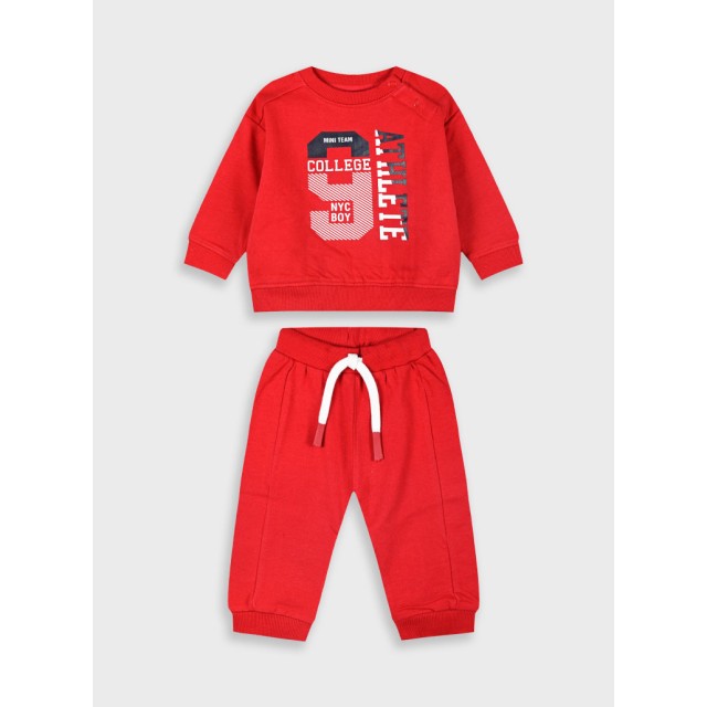 Baby fleece tracksuit | RED