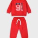 Baby fleece tracksuit | RED
