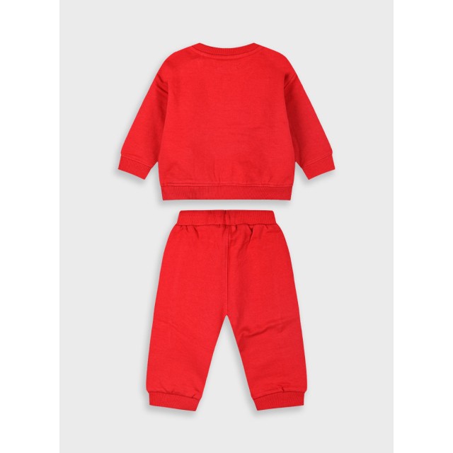 Βρεφική φούτερ φόρμα | ΚΟΚΚΙΝΟ