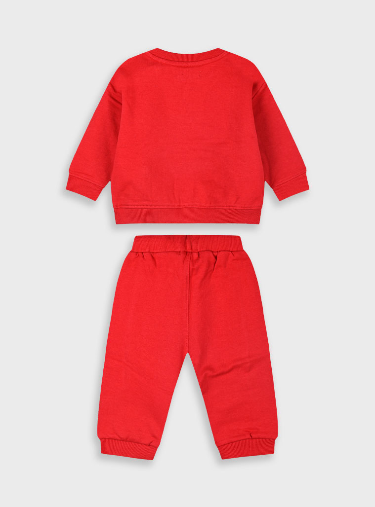 Baby fleece tracksuit | RED