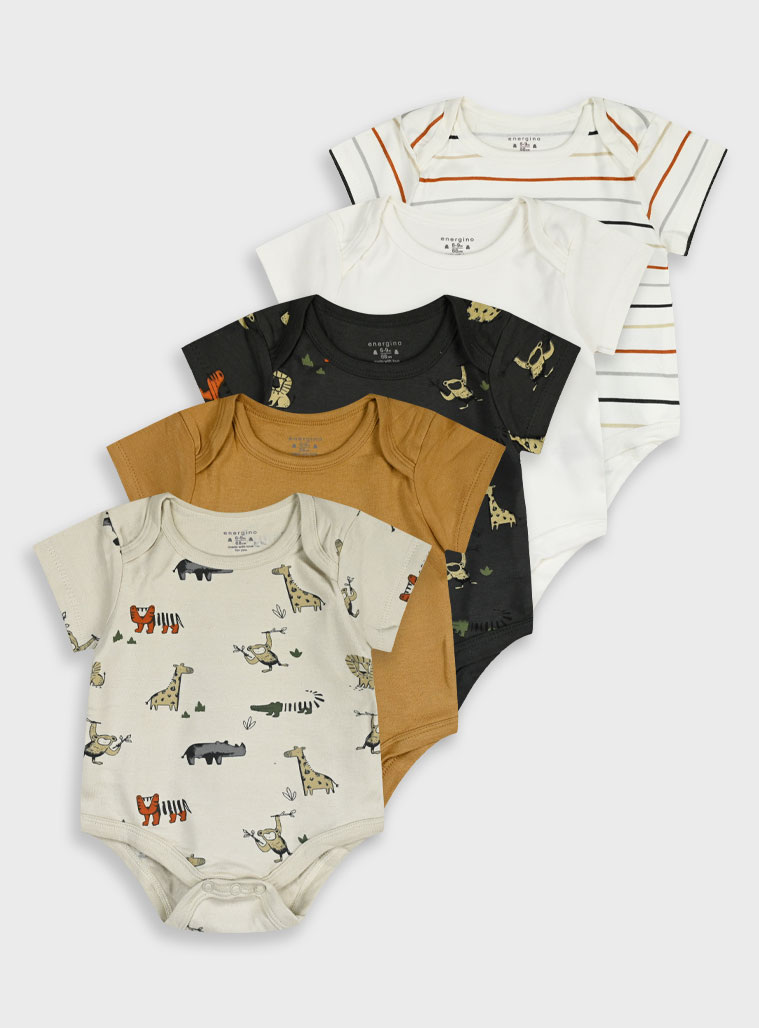 Βρεφικό σετ 5 κορμάκια | ΕΜΠΡΙΜΕ