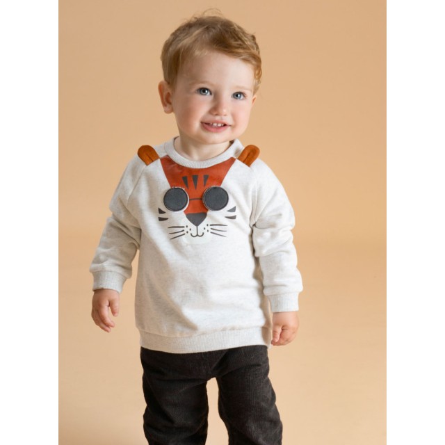 Βρεφικό σετ μπλούζα με παντελόνι | ΑΝΘΡΑΚΙ