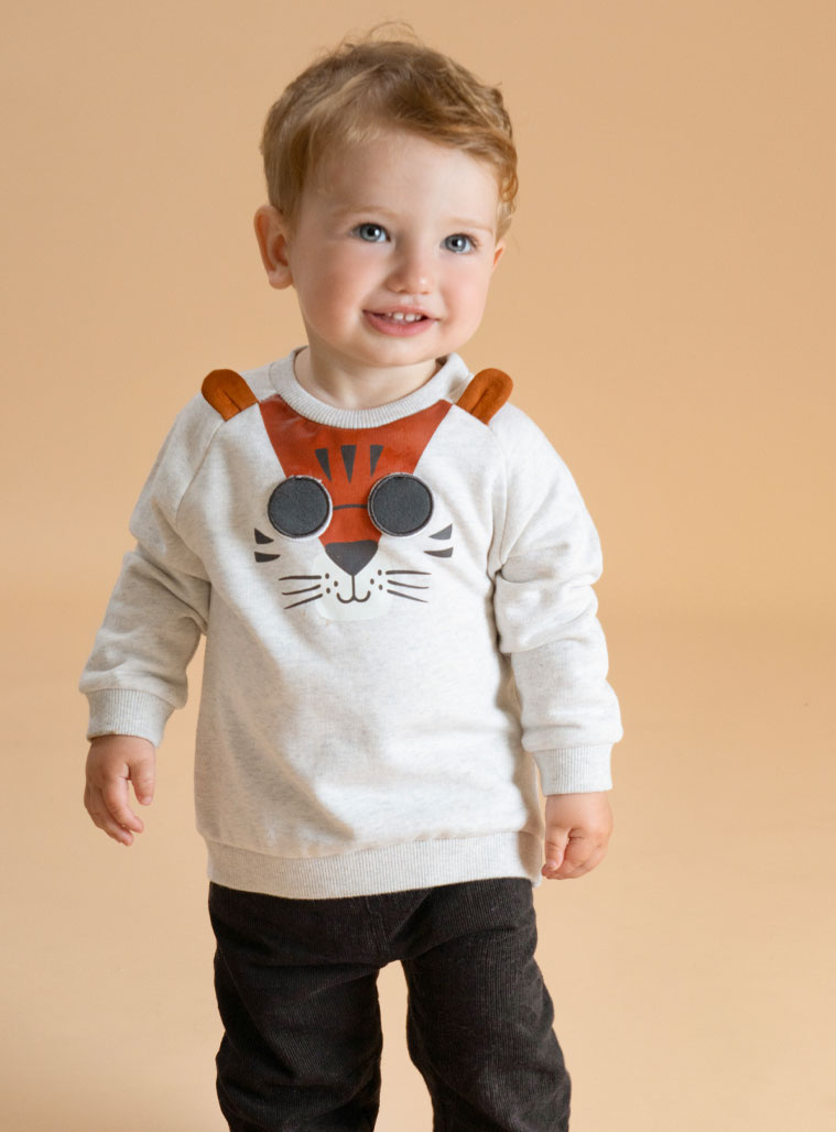 Βρεφικό σετ μπλούζα με παντελόνι | ΑΝΘΡΑΚΙ