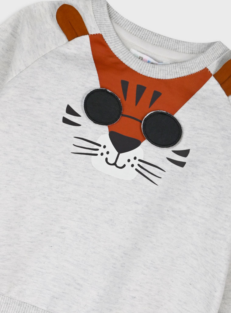 Βρεφικό σετ μπλούζα με παντελόνι | ΑΝΘΡΑΚΙ