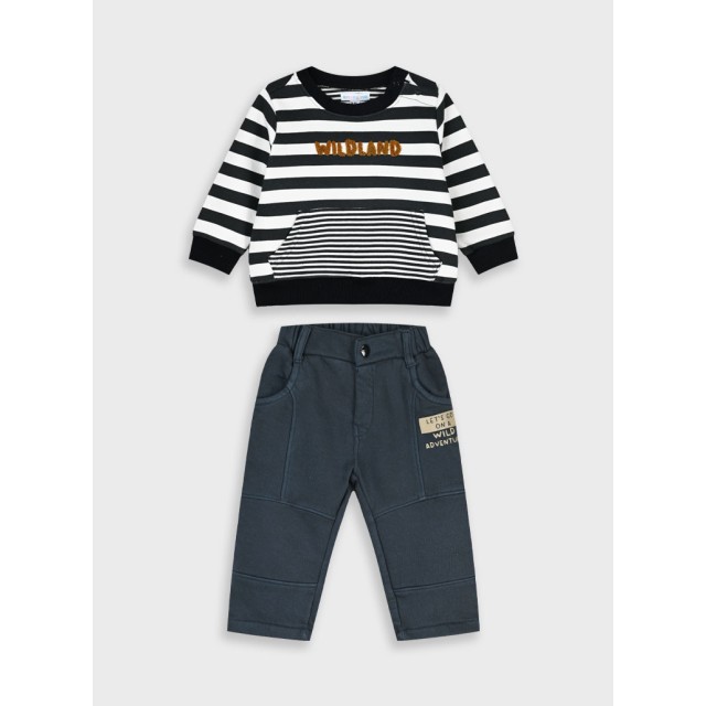 Βρεφική φούτερ φόρμα | ΑΝΘΡΑΚΙ Βρεφική φούτερ φόρμα | ΑΝΘΡΑΚΙ