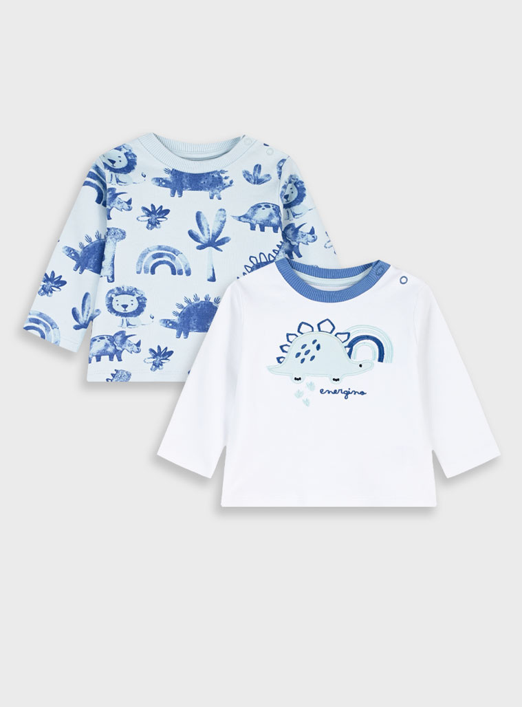 Βρεφικό σετ 2 μπλούζες | ΑΝ.ΜΠΛΕ