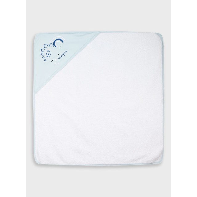Βρεφική μπουρνουζοπετσέτα | ΛΕΥΚΟ