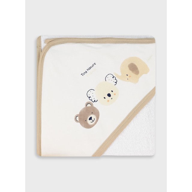 Βρεφική μπουρνουζοπετσέτα | ΛΕΥΚΟ