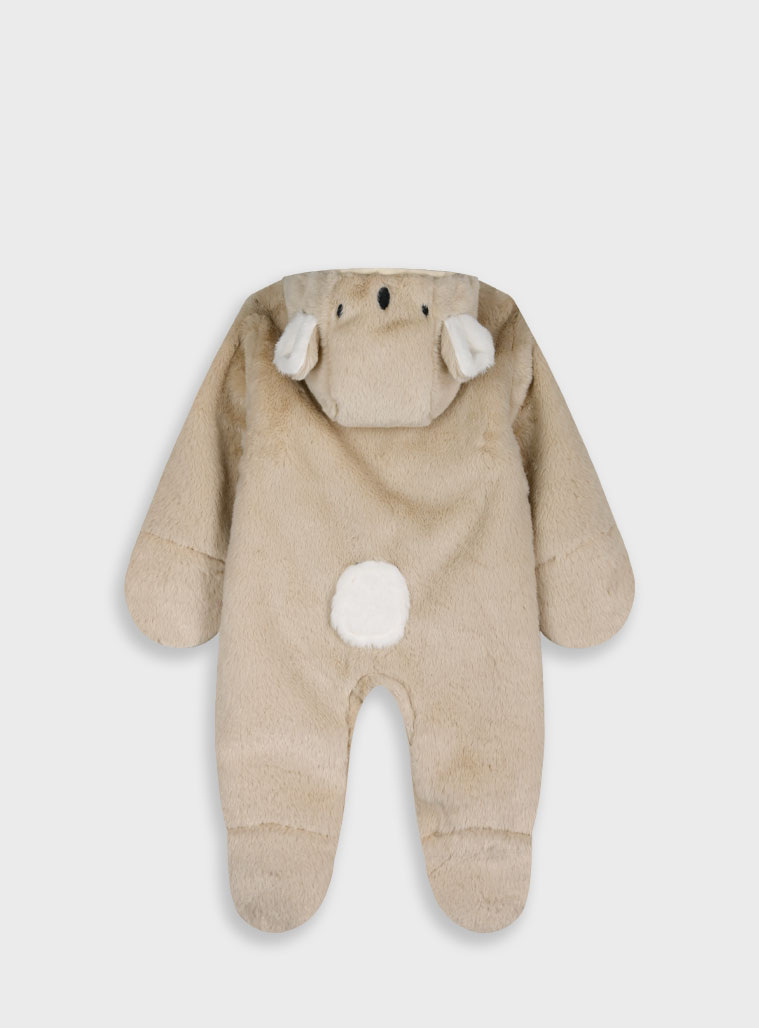 Baby outdoor romper | VANILLA