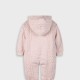 Baby knit outdoor romper | PINK