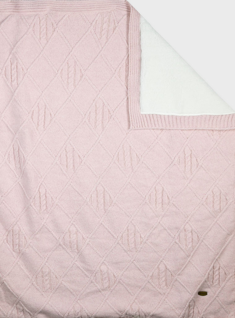 Baby knit blanket | Rosa