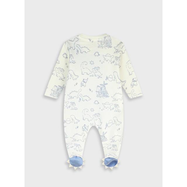 Baby romper with bib | ALL OVER PRINT