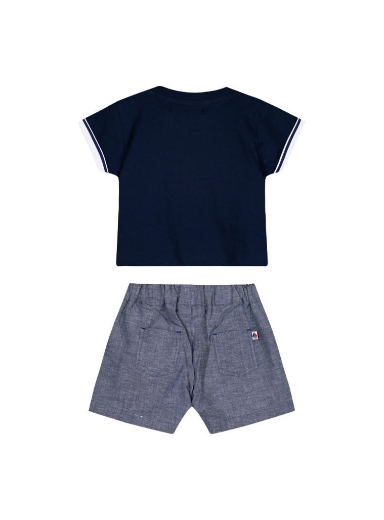 Βρεφικό σετ 2 τεμάχια με τύπωμα για αγόρι (6-18 μηνών) | ΜΑΡΕΝ