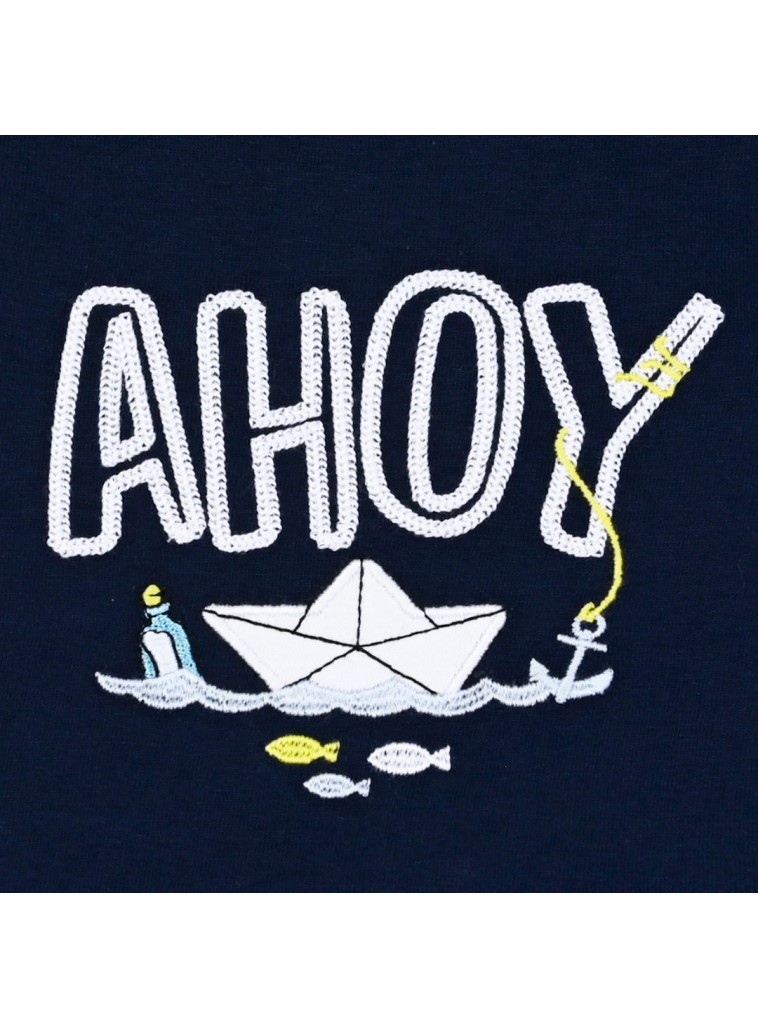 Βρεφικό σετ 2 τεμάχια με τύπωμα για αγόρι (6-18 μηνών) | ΜΑΡΕΝ