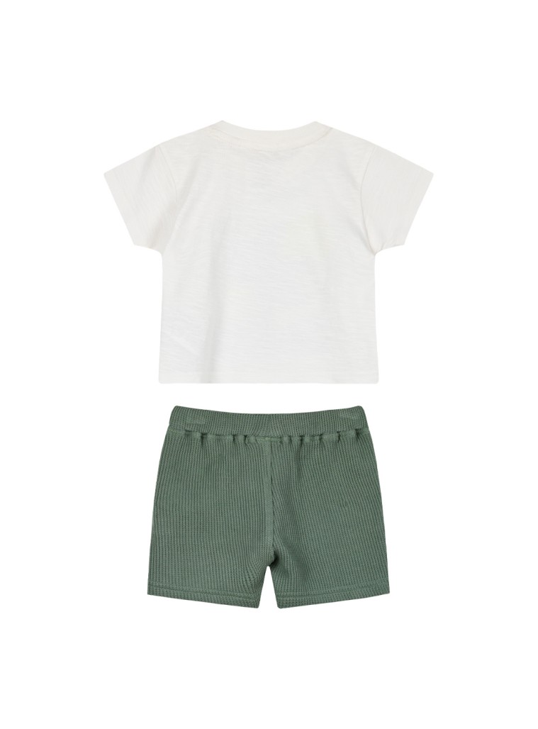 Βρεφικό σετ 2 τεμάχια με τύπωμα για αγόρι (3-18 μηνών) | ΧΑΚΙ