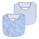 Baby boy΄s 2 piece bib (one size) | LIGHT BLUE