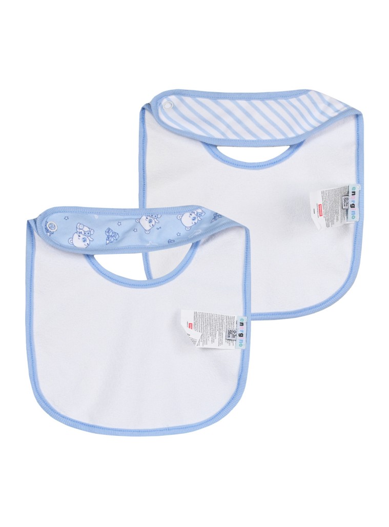 Baby boy΄s 2 piece bib (one size) | LIGHT BLUE