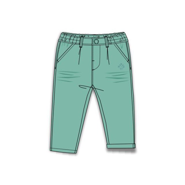 Chinos pants for baby boys (6 - 18 months) | MINT GREEN