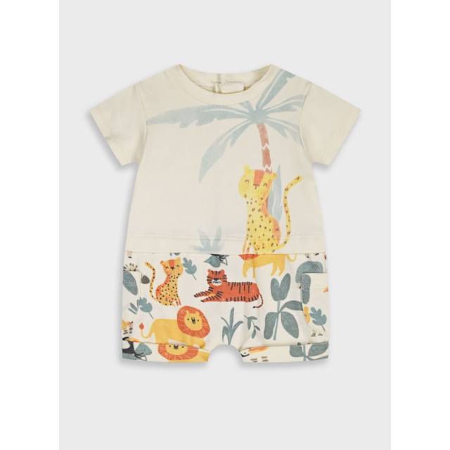 Printed romper for baby boys (0 - 15 months) | ALL OVER PRINT