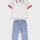 Set polo with pants | BLUE