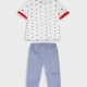 Set polo with pants | BLUE