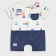 Printed romper | BLUE